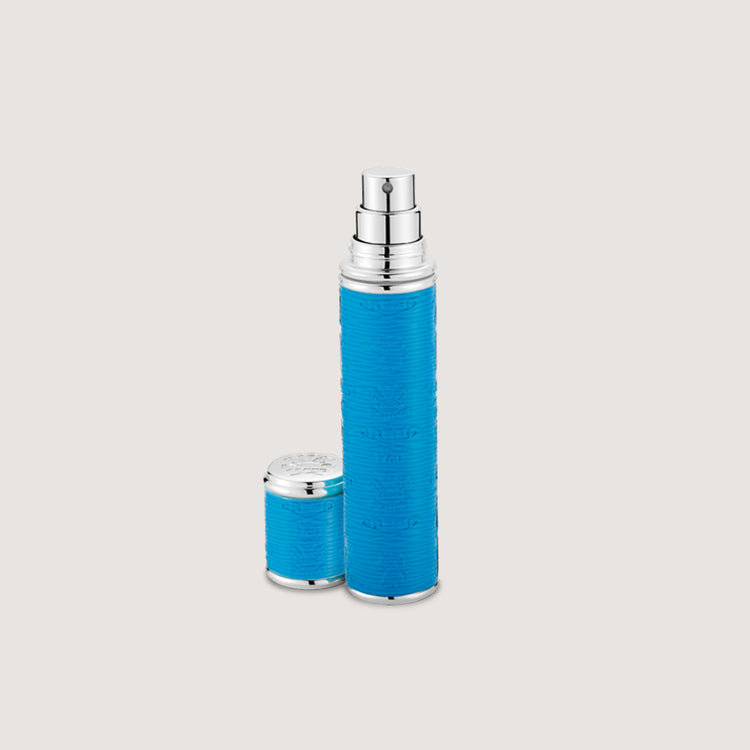 Refillable Travel Perfume Atomizer 10ml - Silver/Blue