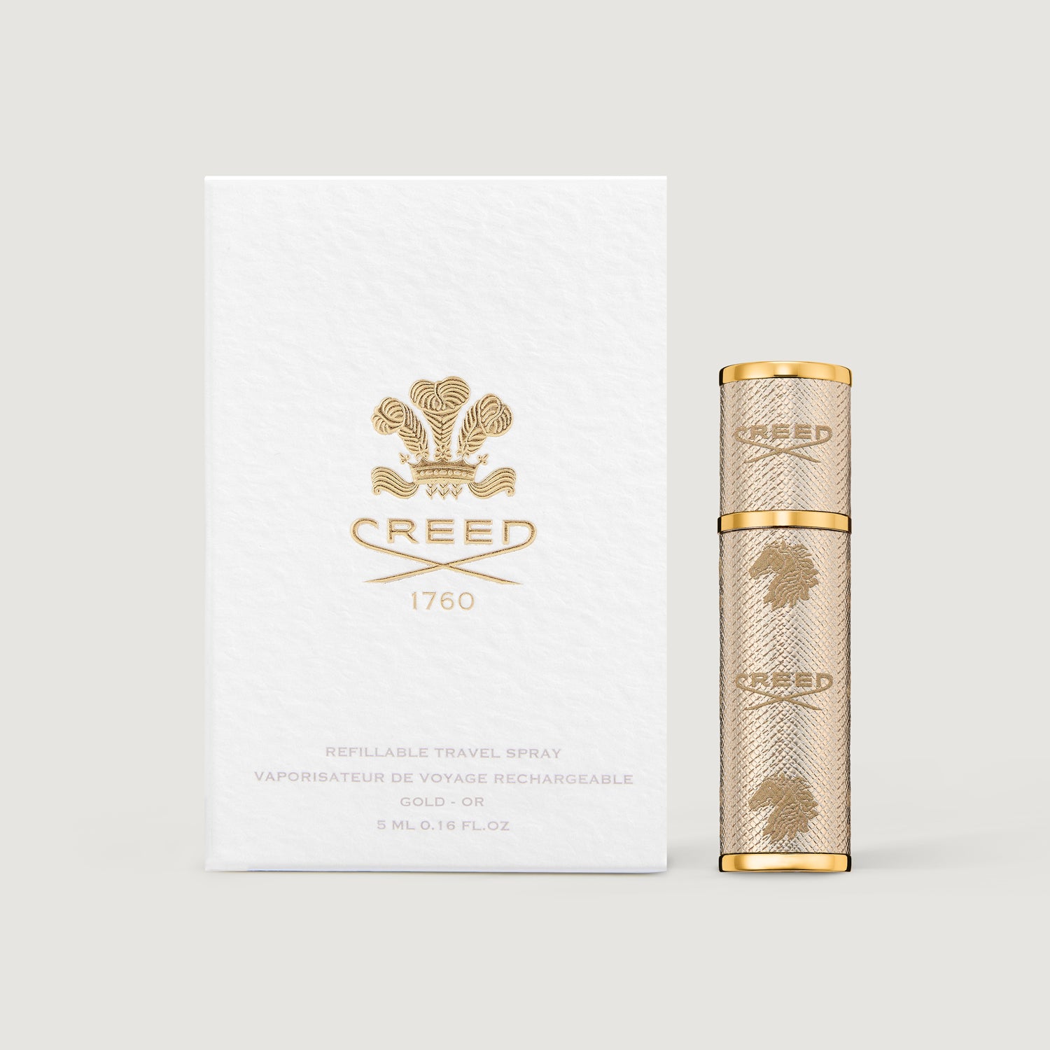 Refillable Travel Perfume Atomizer 5ml - Gold