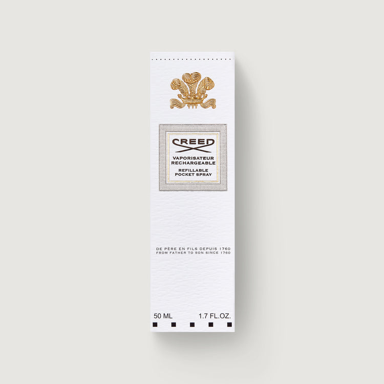 Refillable Travel Perfume Atomizer 50ml - Gold/White