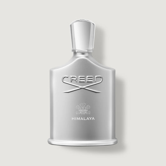 Himalaya Silver Creed Himalaya perfume bottle on a light gray background