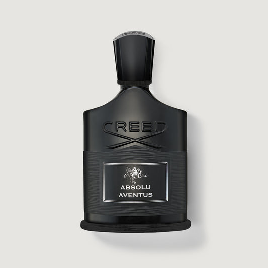 Absolu Aventus Black Creed Absolu Aventus perfume bottle on a light gray background