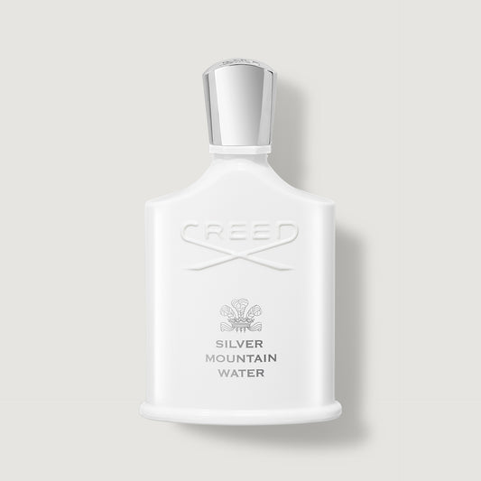 Silver Mountain Water White Creed Silver Mountain Water perfume bottle on a light gray background