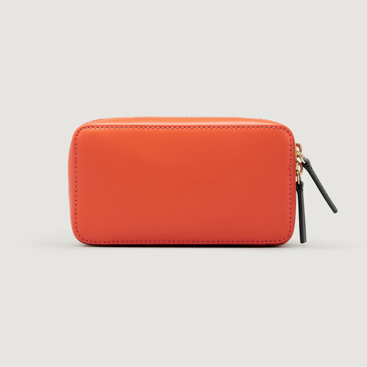 Leather Wash Bag - Citrus