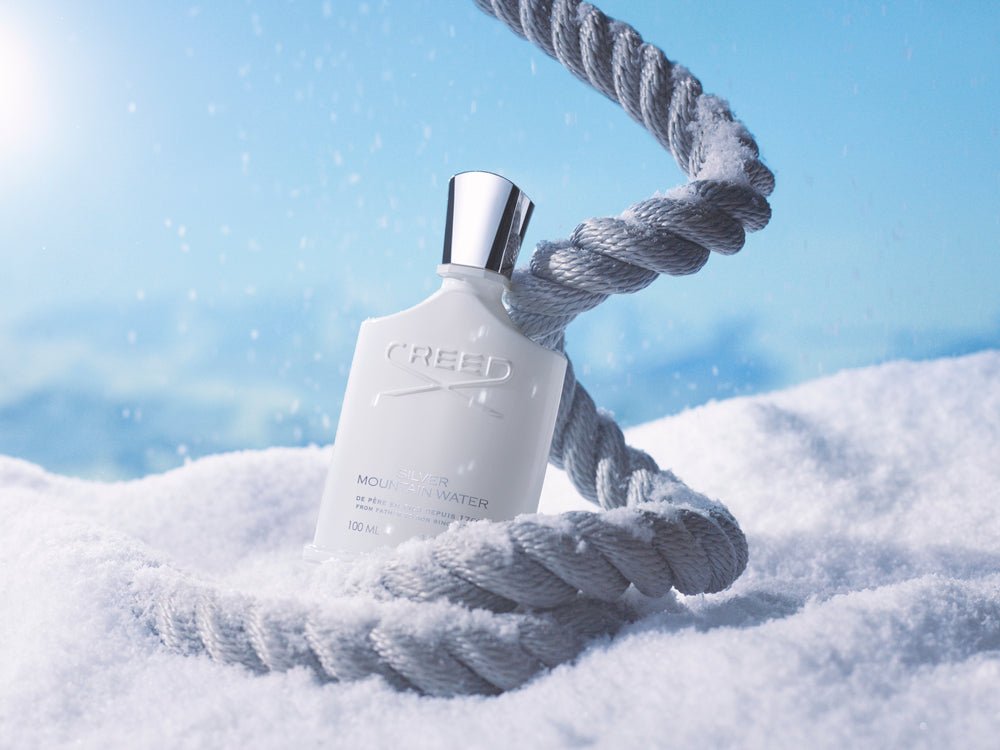 Silver Mountain Water in the snow with a rope