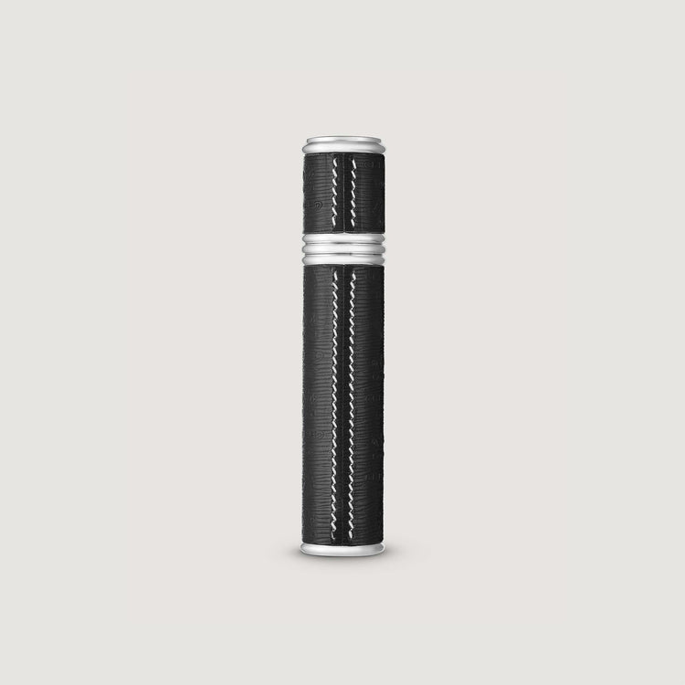 Refillable Travel Perfume Atomizer 10ml - Silver/Black
