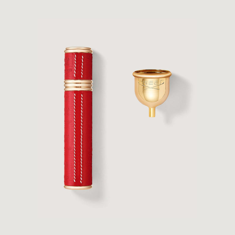 Refillable Travel Perfume Atomizer 10ml - Gold/Red