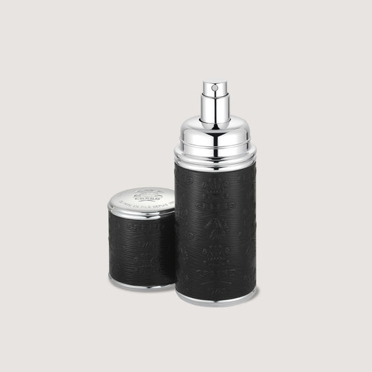 Black with silver trim 50ml atmoizer lid off