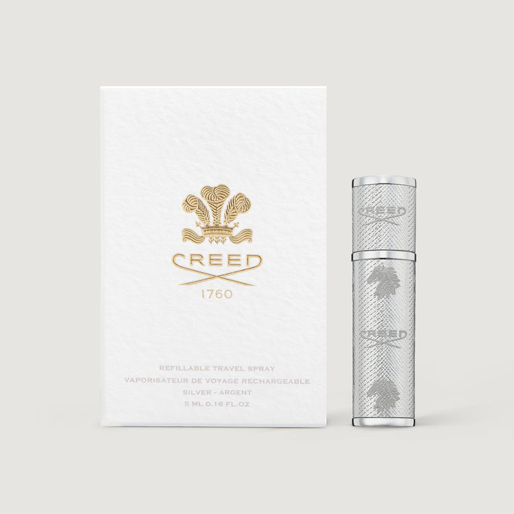 Refillable Travel Perfume Atomizer 5ml - Silver