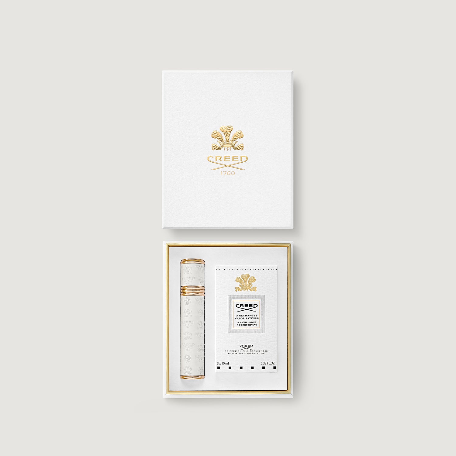 CREED Aventus 50ml ギフトバッグ付き Aventus For Her Traveller | Women's Woody Floral Travel Fragrance