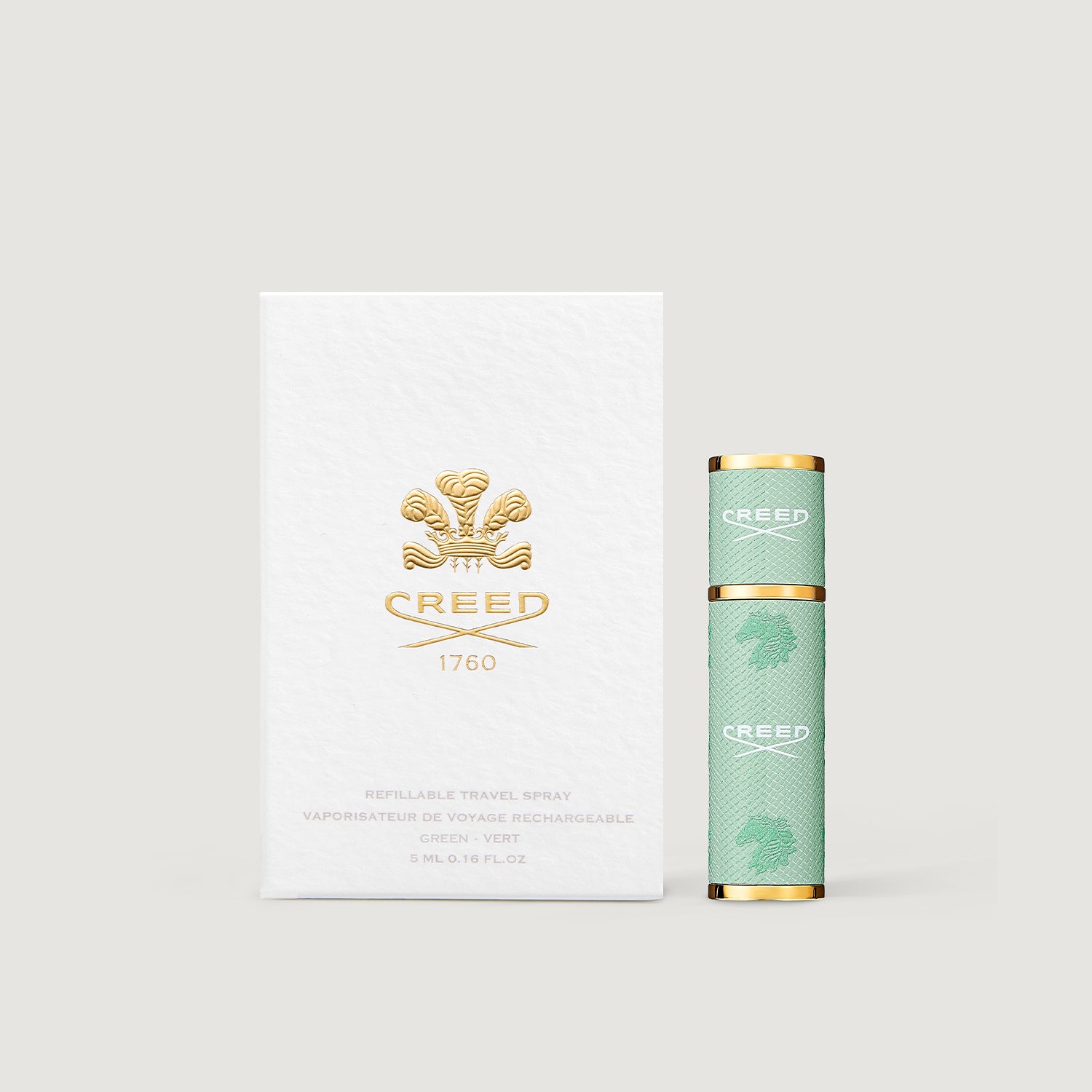 Refillable Travel Perfume Atomizer 5ml Celadon Green | Luxury
