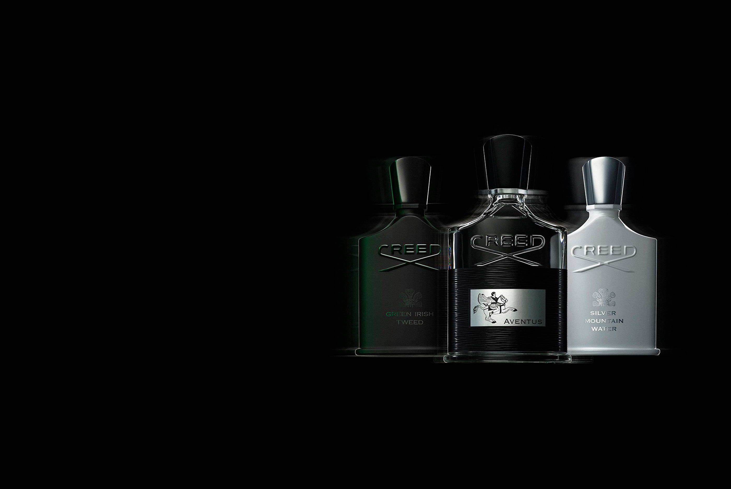 Green Irish Tweed, Aventus and Silver Mountain Water