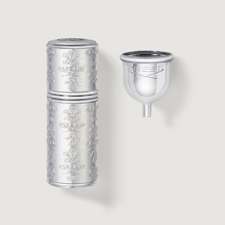 Refillable Travel Perfume Atomizer 50ml - Silver/Silver