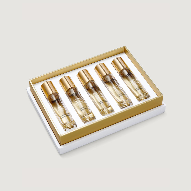 Men's 5x10ml discovery set opened at an angle