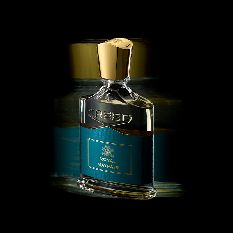 Royal Mayfair Bottle in motion