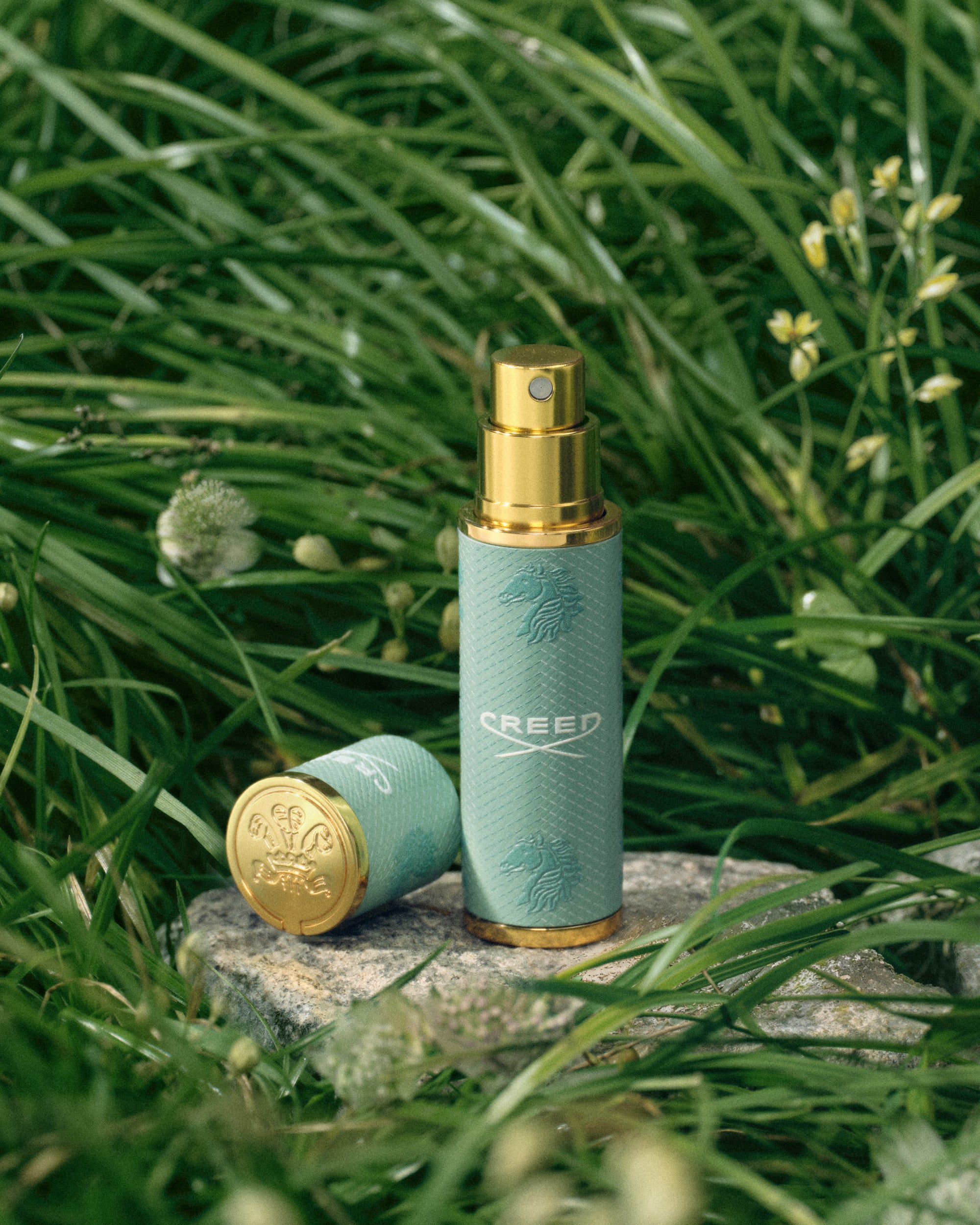 Refillable Travel Perfume Atomizer 5ml Celadon Green | Luxury