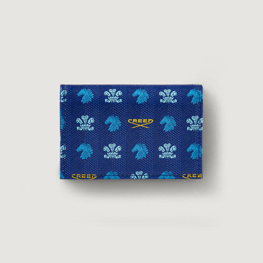 Blue Leather Sample Wallet 