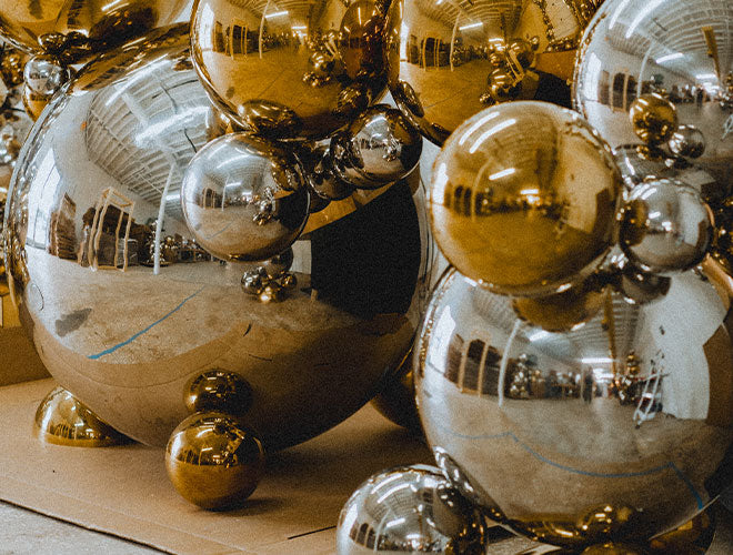 Silver and Gold Balloons - Kolodny Design 