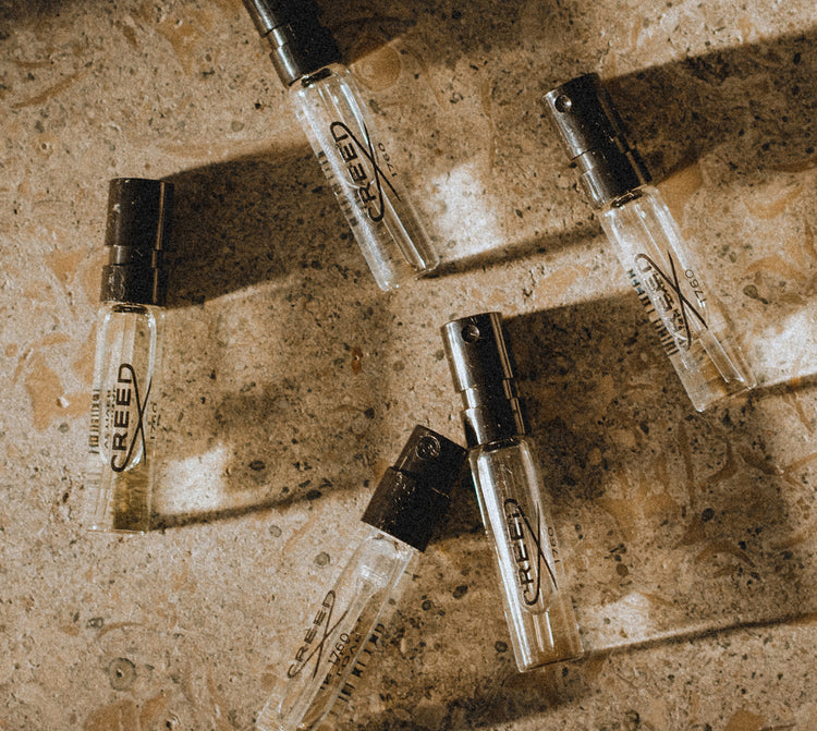 Creed samples bottles 