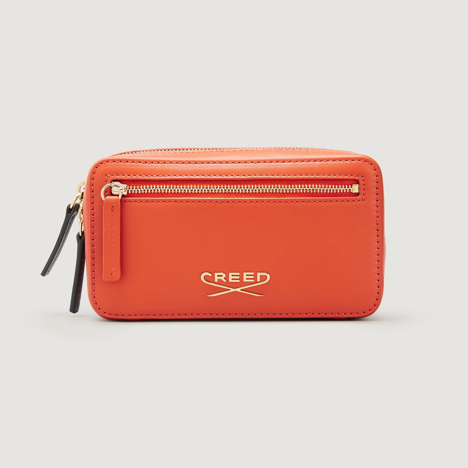 Leather Wash Bag - Citrus