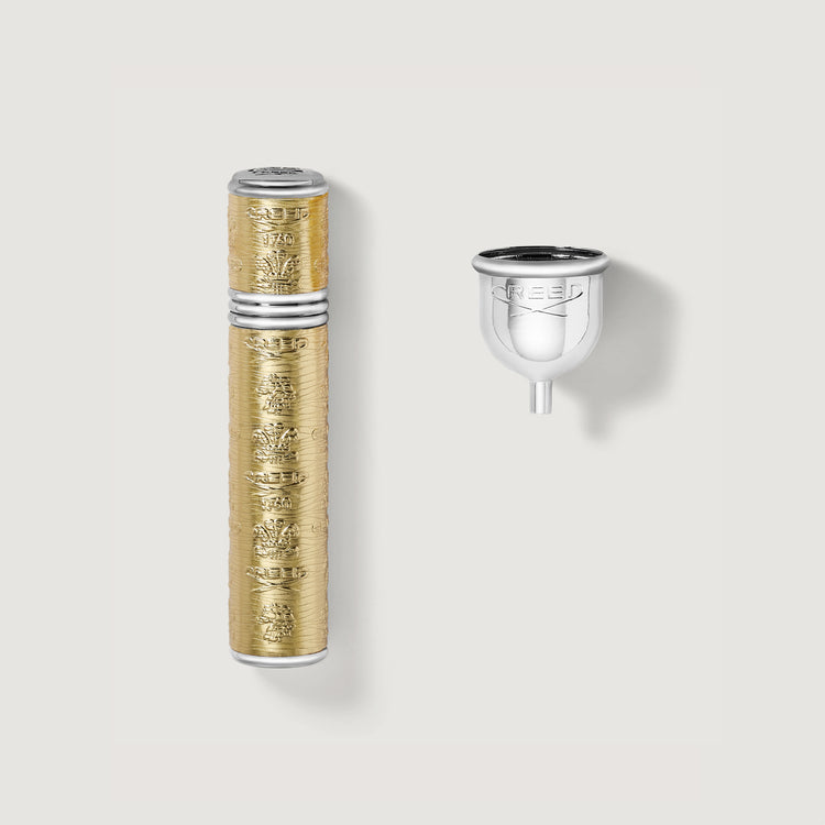 Refillable Travel Perfume Atomizer 10ml - Silver/Gold