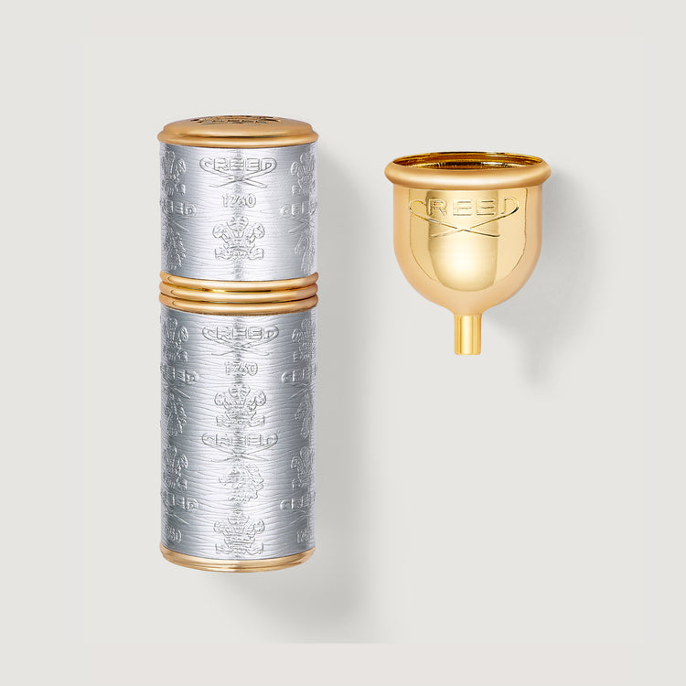 Refillable Travel Perfume Atomizer 50ml - Gold/Silver