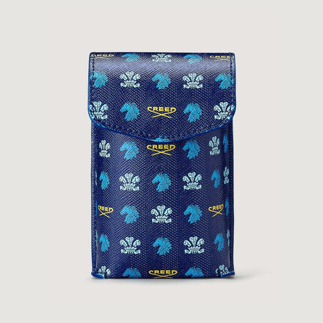 Blue Leather Sleeve 50ml Front View